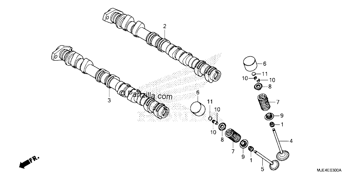 Diagrama de CAMSHAFT VALVE