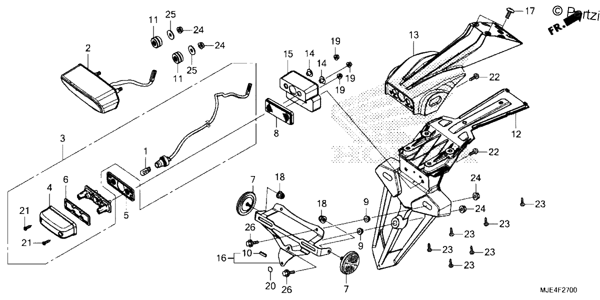 Diagrama de TAILLIGHT