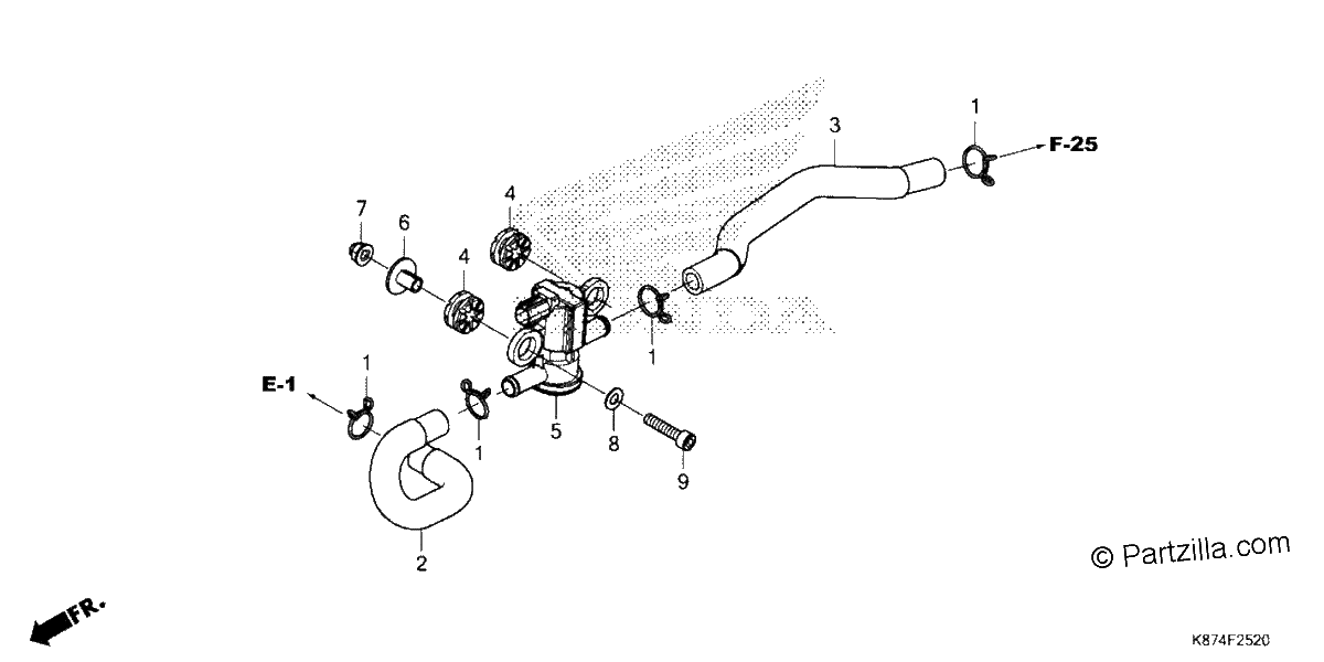Diagrama de AIR INJECTION SOLENOID VALVE