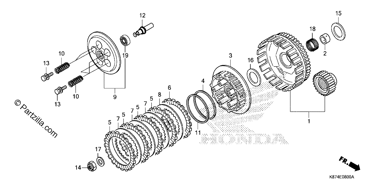 Diagrama de CLUTCH 1
