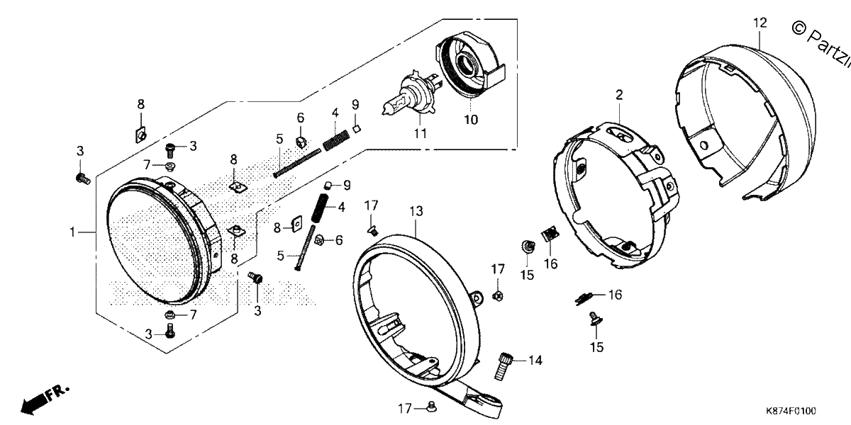 Diagrama de HEADLIGHT