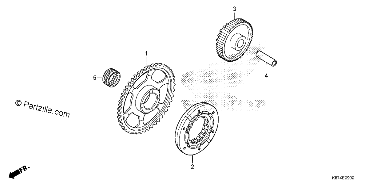 Diagrama de STARTING CLUTCH