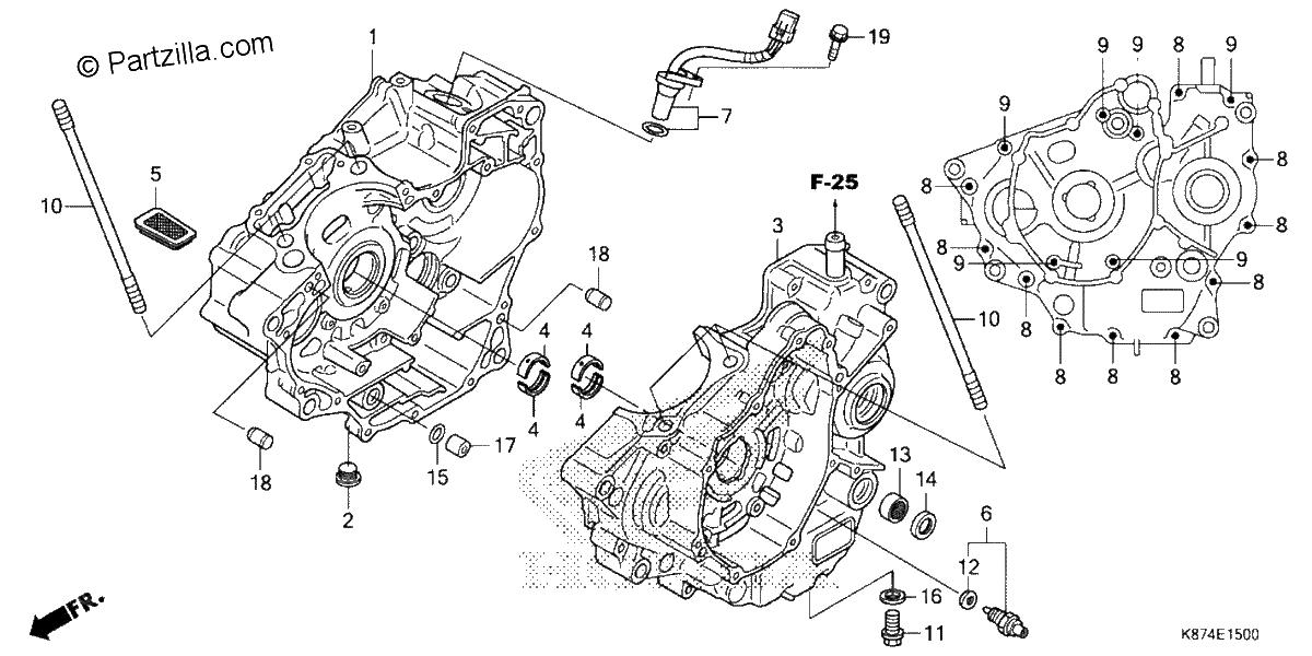 Diagrama de CRANKCASE