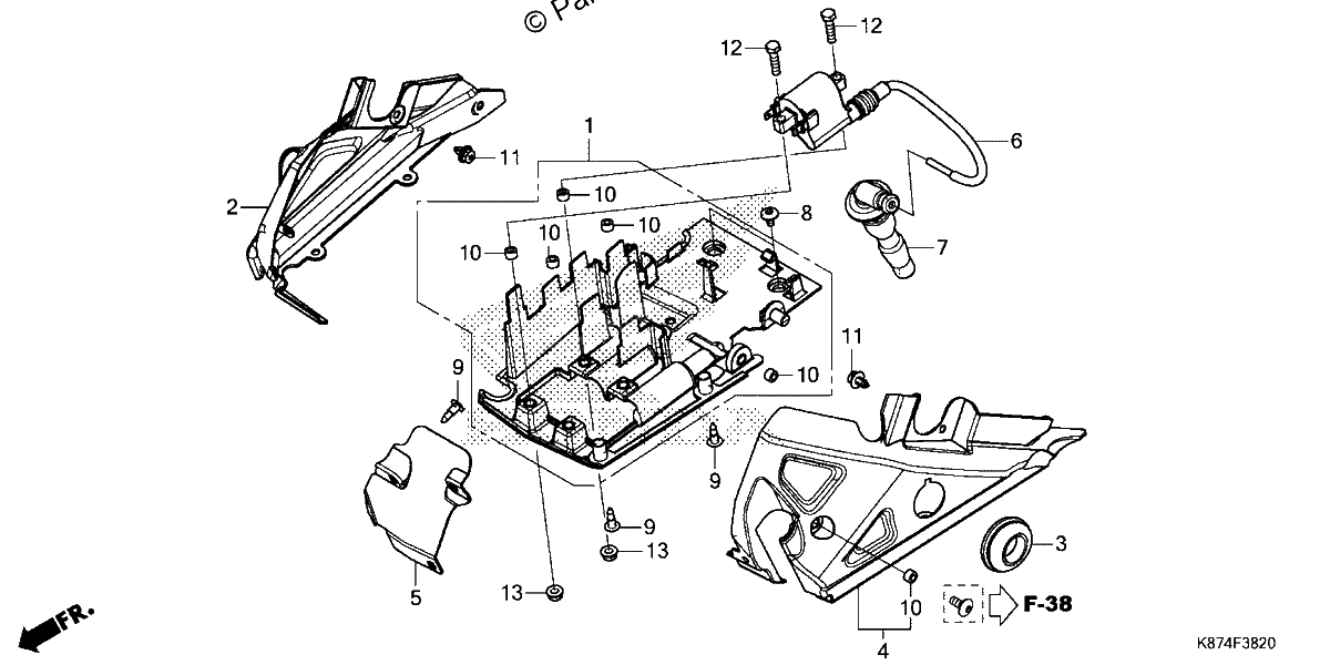 Diagrama de IGNITION COIL 1