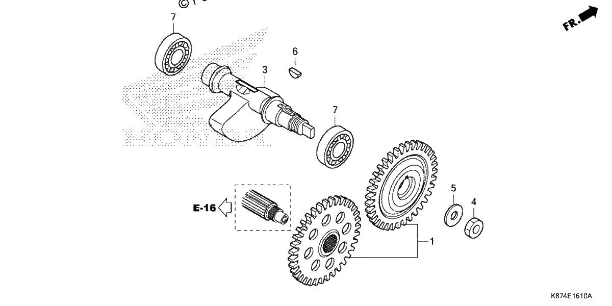 Diagrama de BALANCER SHAFT