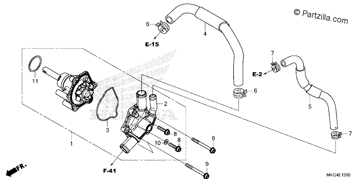 Diagrama de WATER PUMP