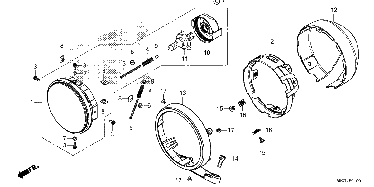 Diagrama de HEADLIGHT