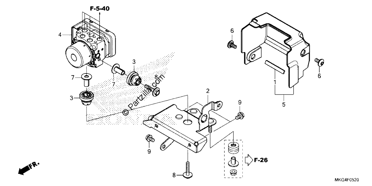 Diagrama de ABS MODULATOR