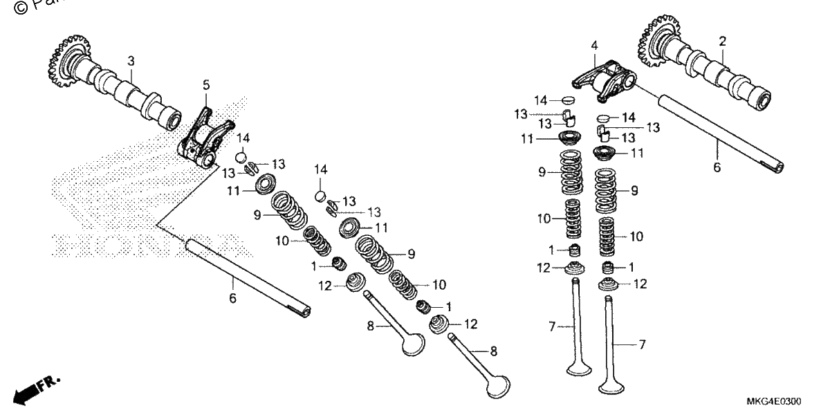 Diagrama de CAMSHAFT VALVE