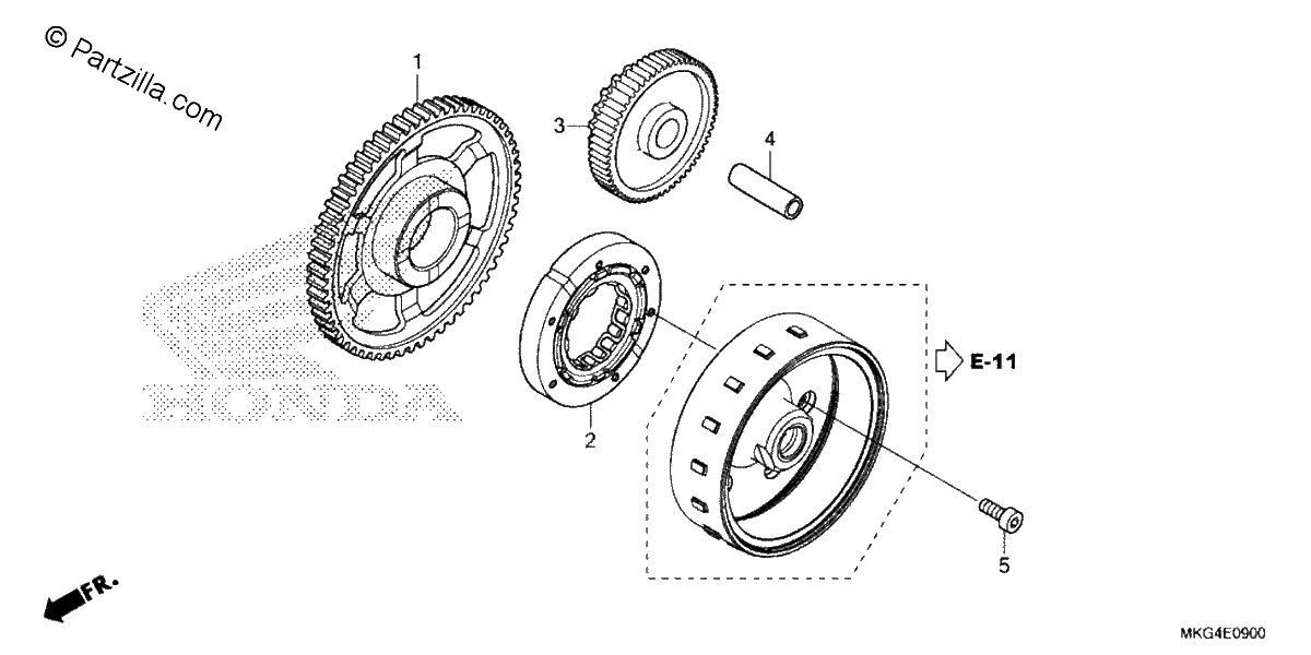 Diagrama de STARTING CLUTCH