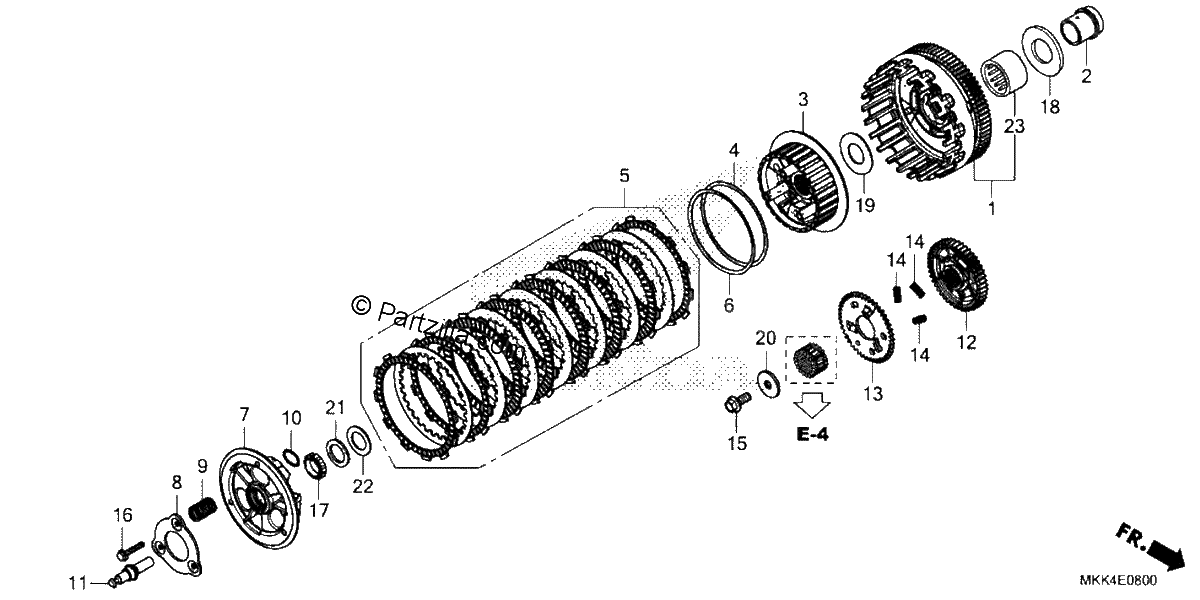 Diagrama de CLUTCH 1