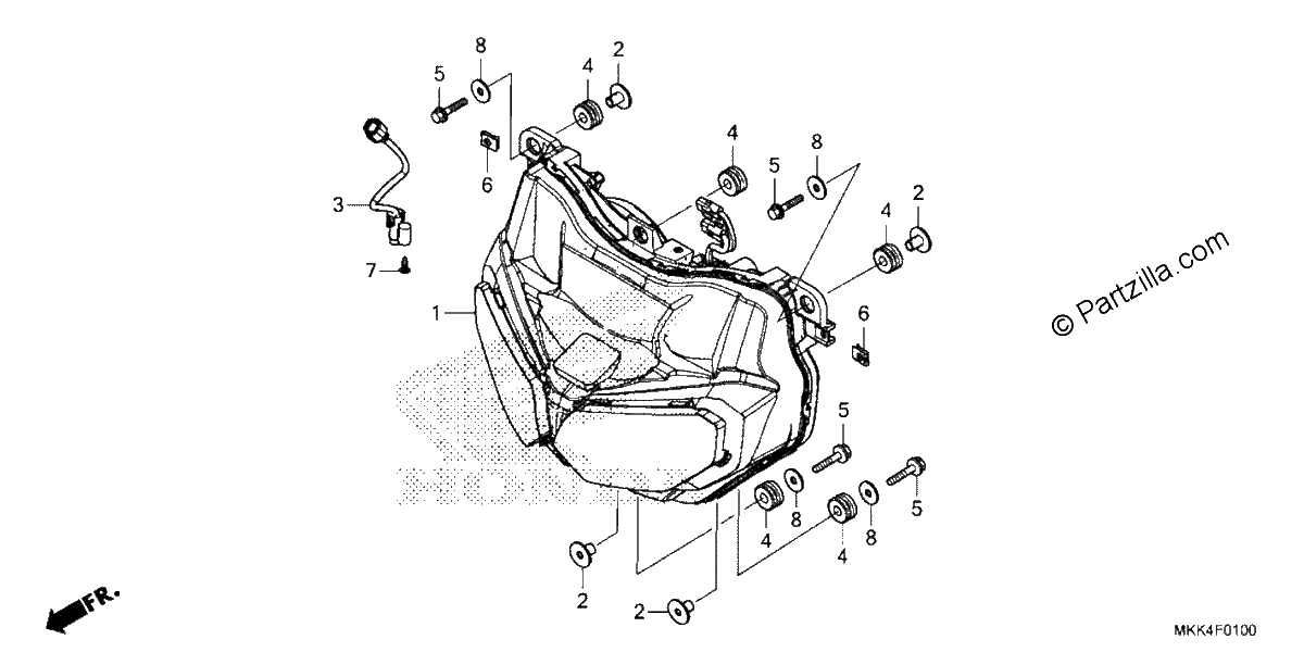 Diagrama de HEADLIGHT