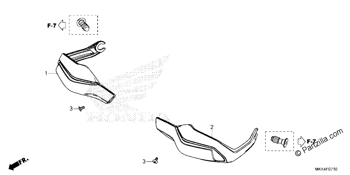 Diagrama de KNUCKLE GUARD
