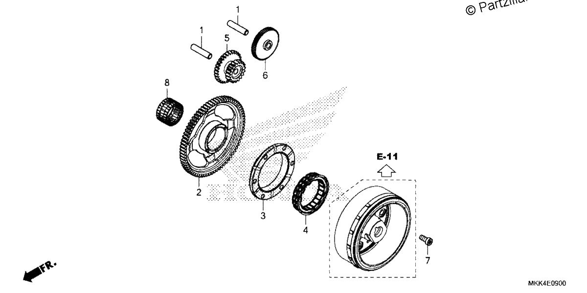 Diagrama de STARTING CLUTCH