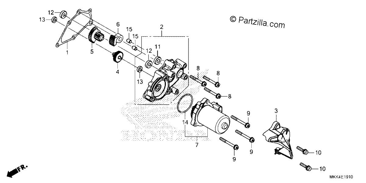 Diagrama de REDUCTION GEAR