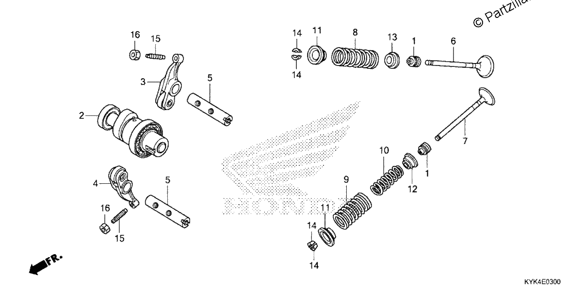 Diagrama de CAMSHAFT VALVE