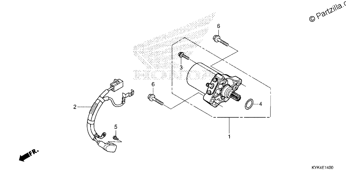 Diagrama de STARTING MOTOR