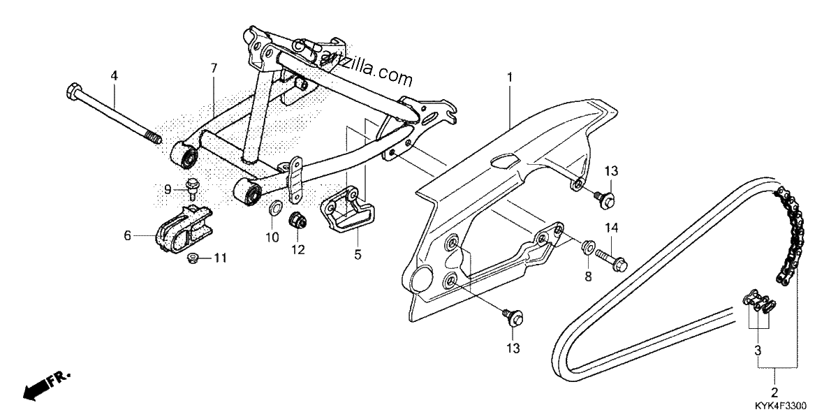 Diagrama de SWINGARM