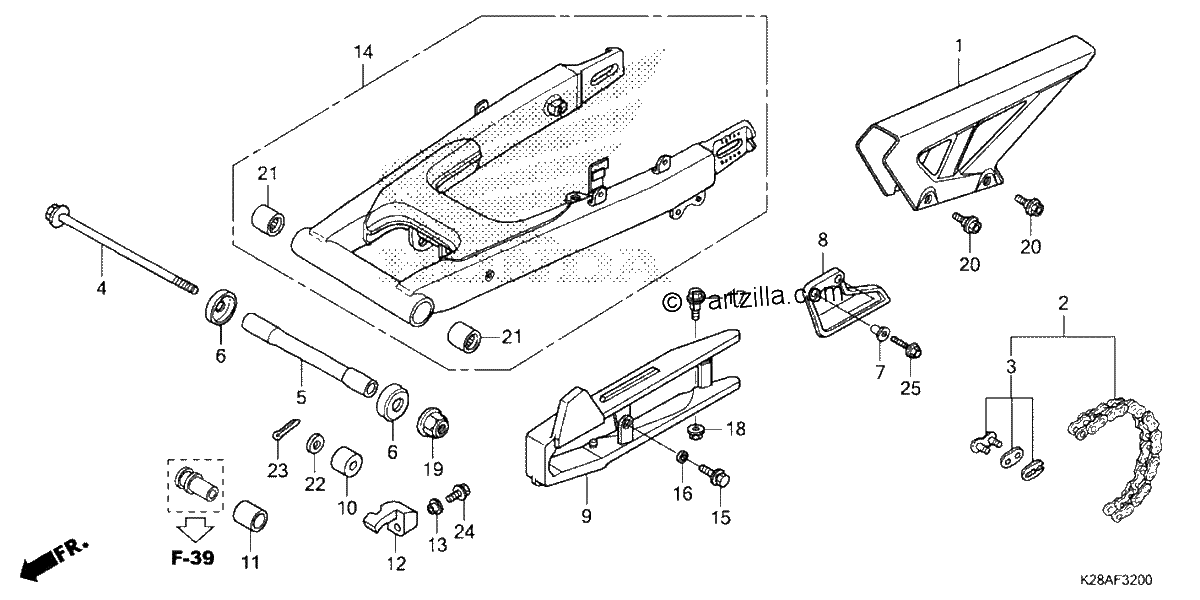 Diagrama de SWINGARM