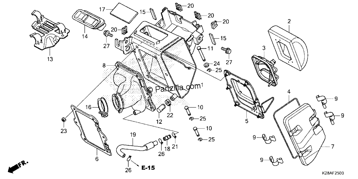 Diagrama de AIR CLEANER
