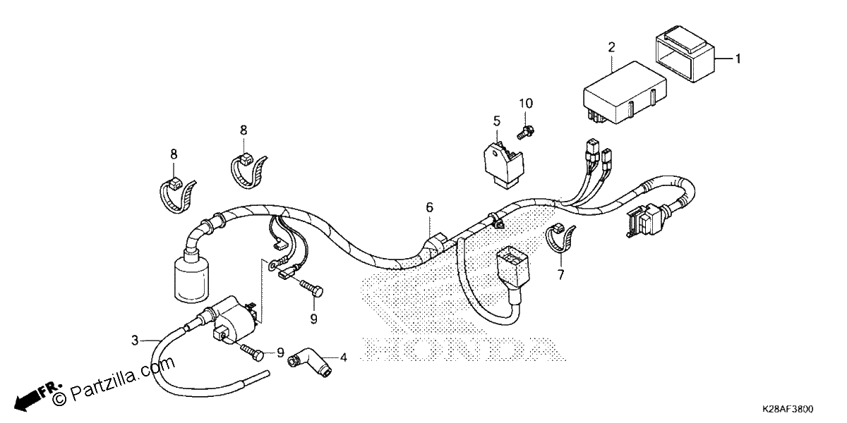 Diagrama de WIRE HARNESS