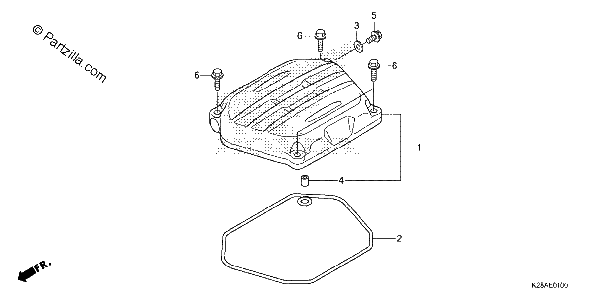 Diagrama de CYLINDER HEAD COVER