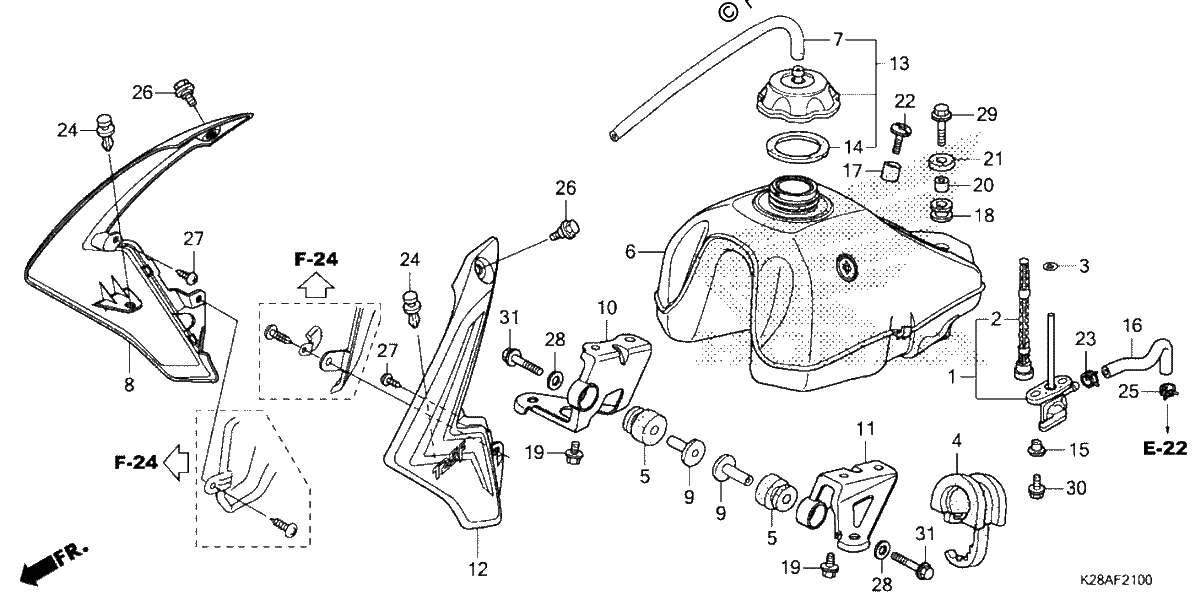 Diagrama de FUEL TANK