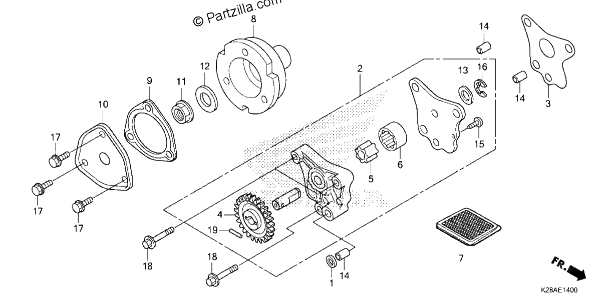 Diagrama de OIL PUMP