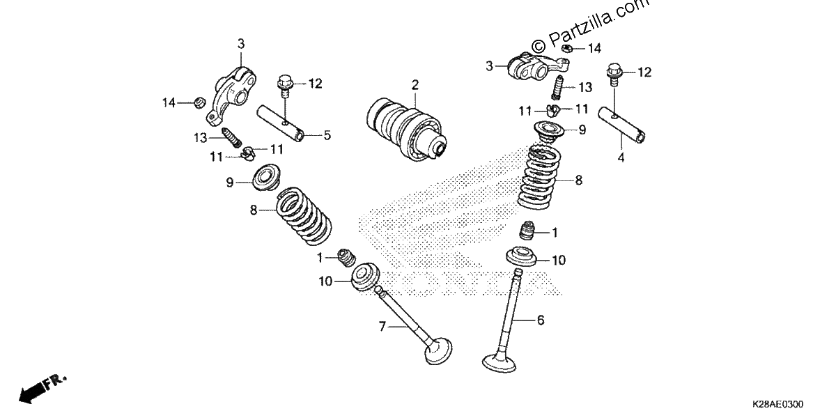 Diagrama de CAMSHAFT VALVE