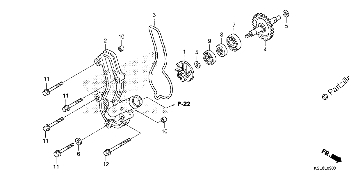 Diagrama de WATER PUMP