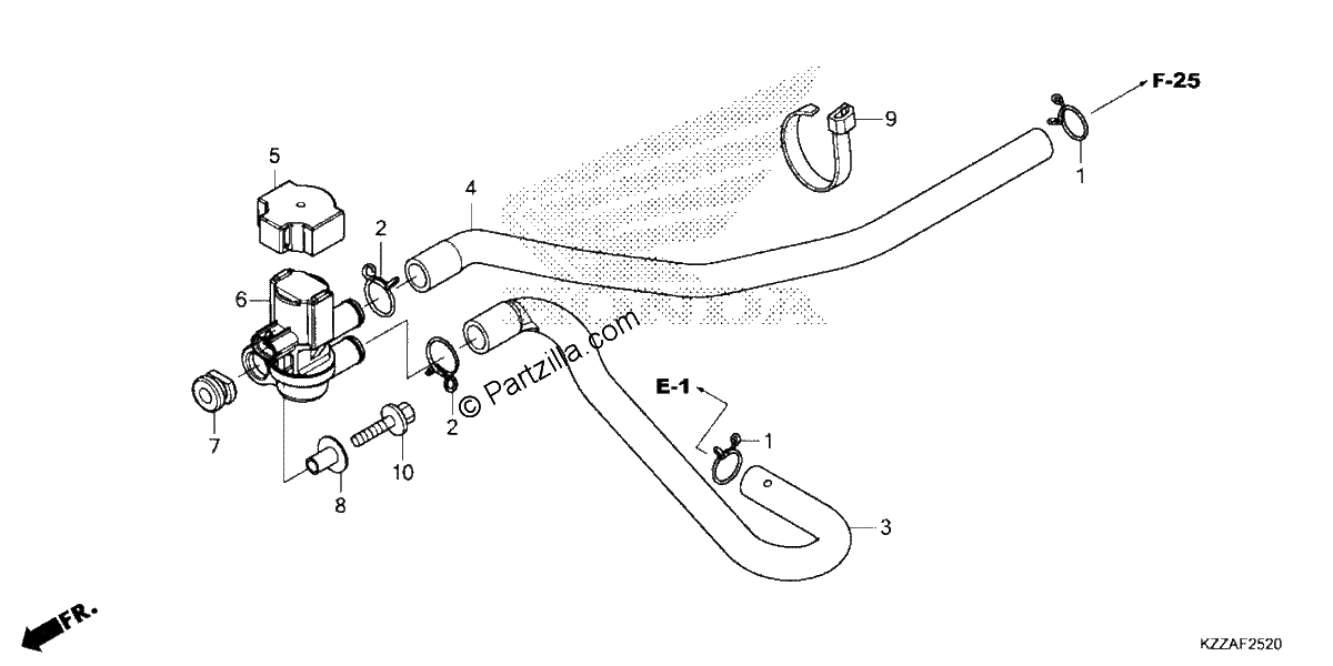 Diagrama de AIR INJECTION SOLENOID VALVE