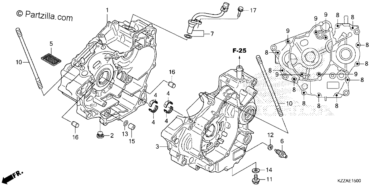 Diagrama de CRANKCASE