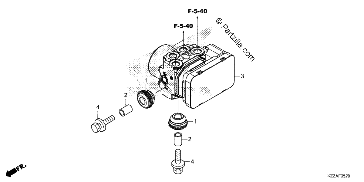 Diagrama de ABS MODULATOR