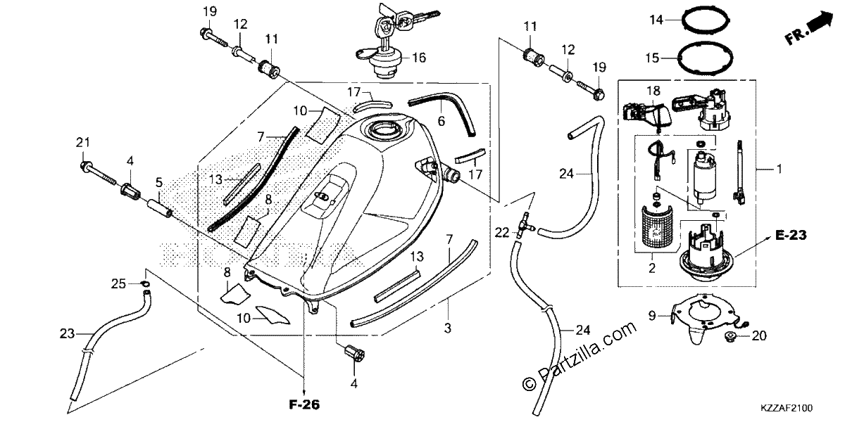 Diagrama de FUEL TANK 1