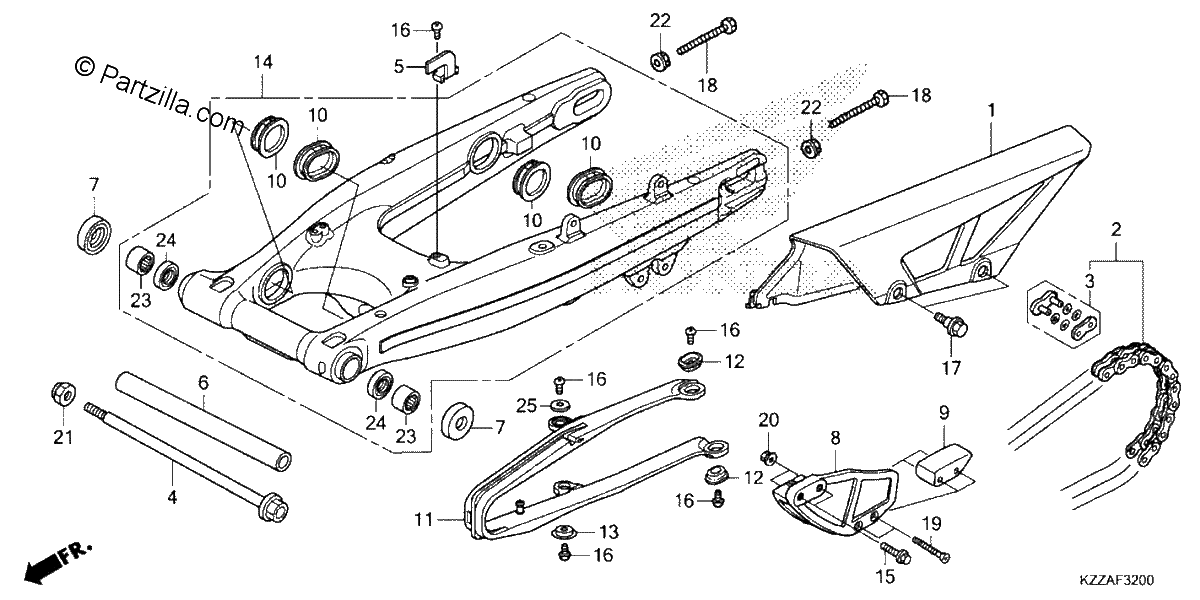 Diagrama de SWINGARM