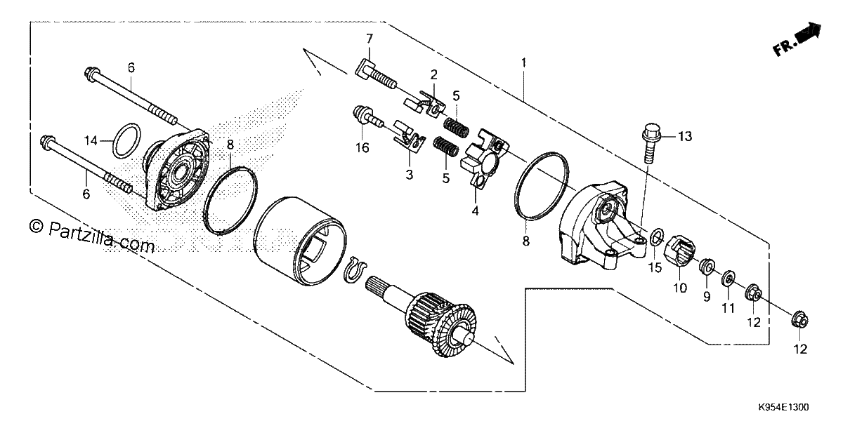 Diagrama de STARTING MOTOR