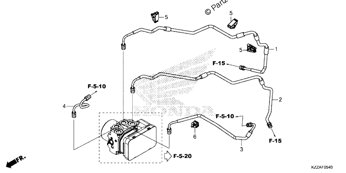 Diagrama de BRAKE PIPE