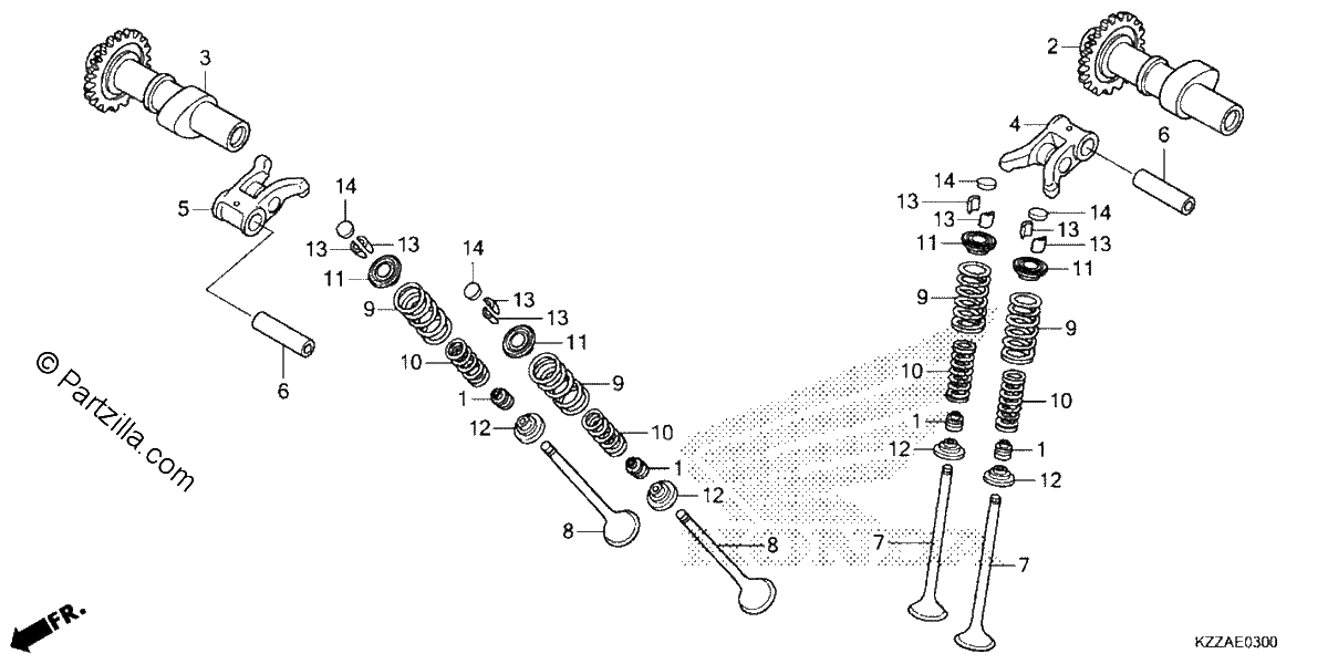 Diagrama de CAMSHAFT VALVE