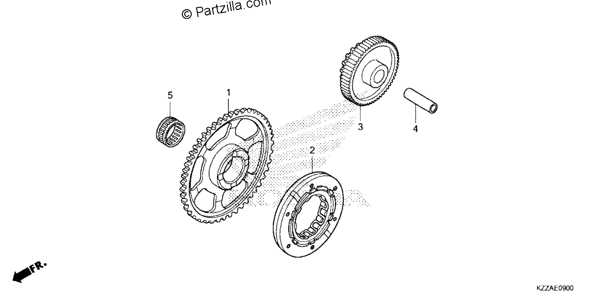 Diagrama de STARTING CLUTCH