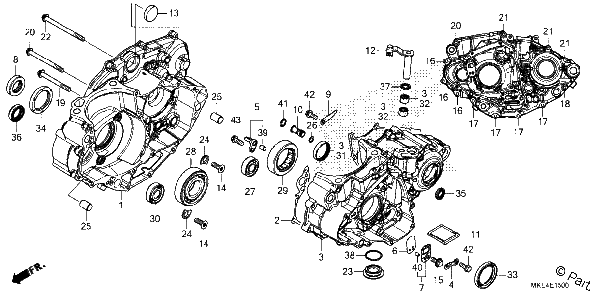Diagrama de CRANKCASE