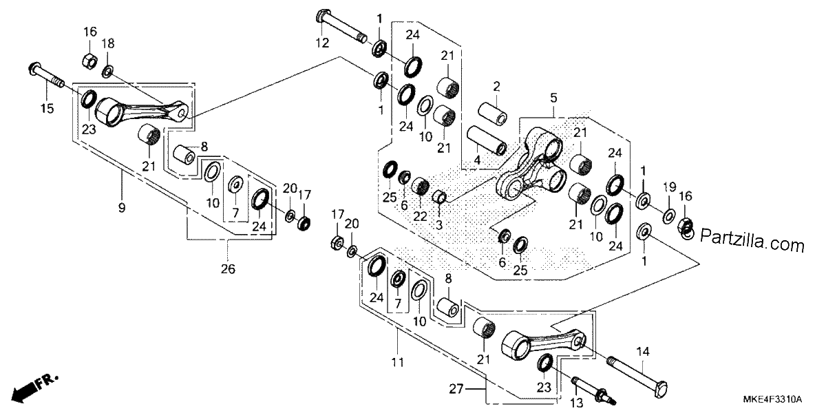 Diagrama de CUSHION ARM