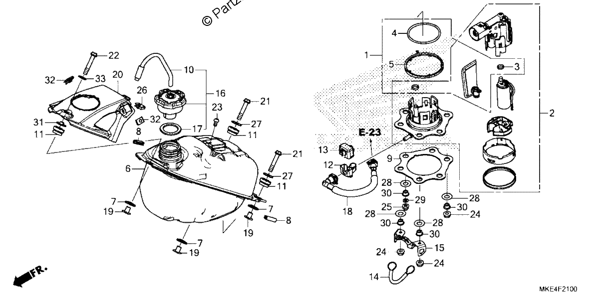 Diagrama de FUEL TANK 1