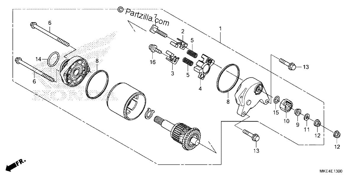 Diagrama de STARTING MOTOR