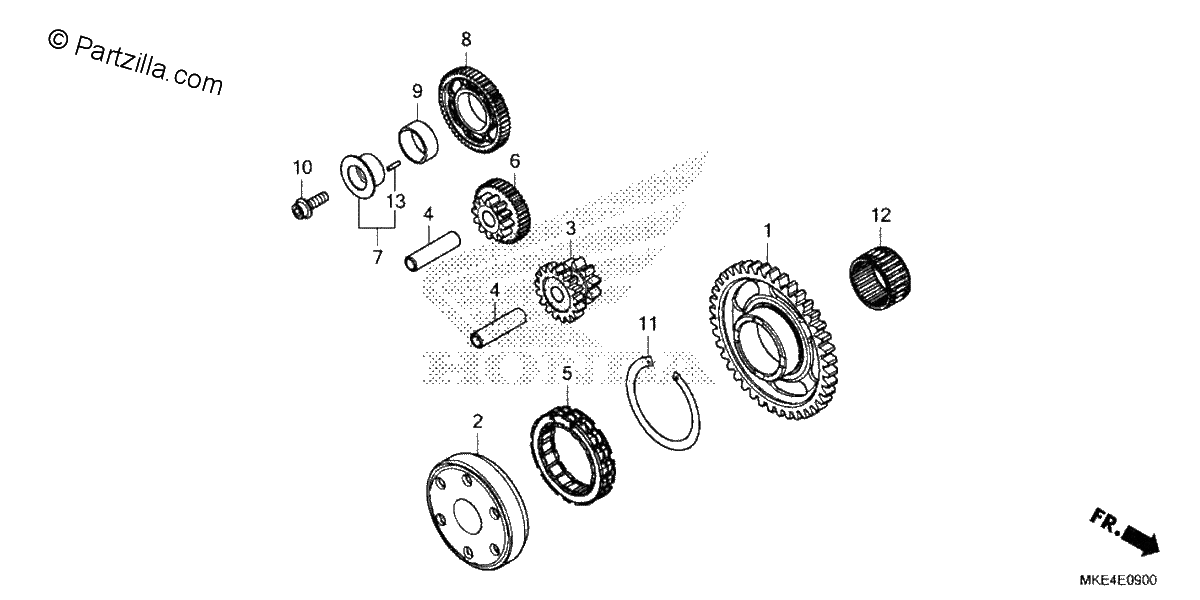 Diagrama de STARTING CLUTCH