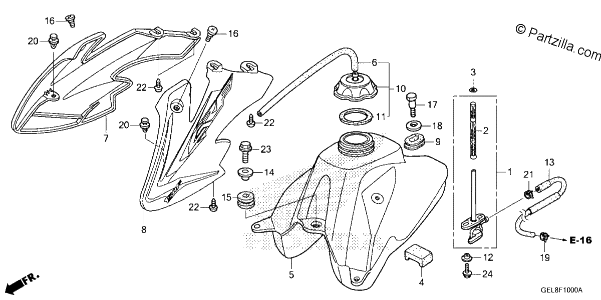 Diagrama de FUEL TANK