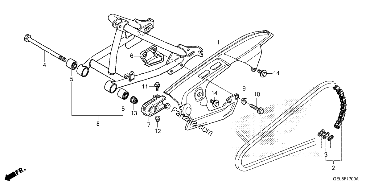 Diagrama de SWINGARM