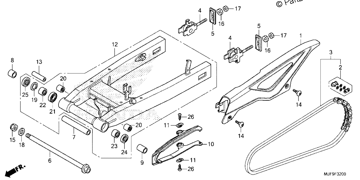 Diagrama de SWINGARM