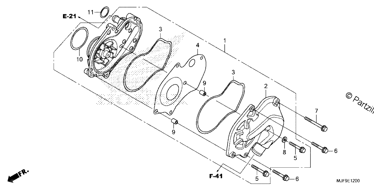 Diagrama de WATER PUMP