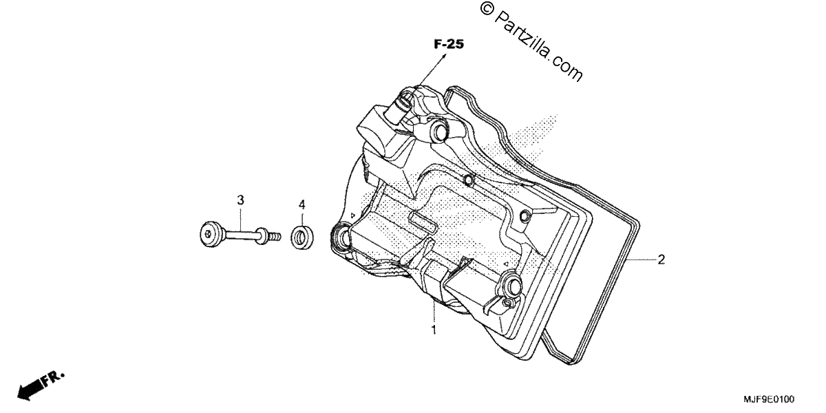 Diagrama de CYLINDER HEAD COVER