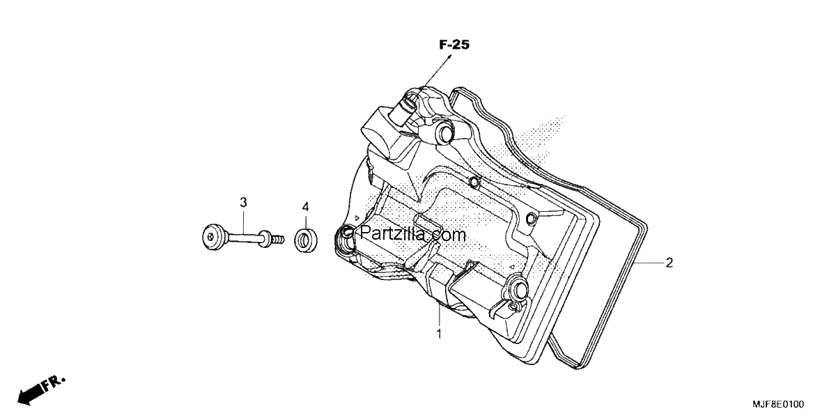 Diagrama de CYLINDER HEAD COVER